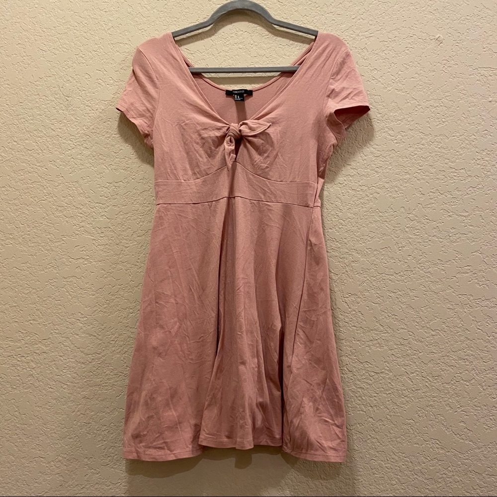 Forever 21 blush pink skater dress, M, worn once